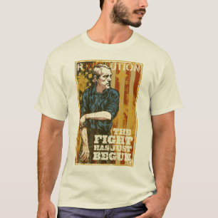 Camiseta A revolução de Ron Paul apenas começou o t-shir