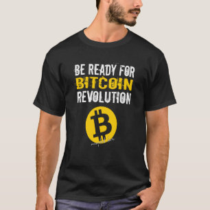 Camiseta A Revolução do Krypto Btt Bitmoney está pronta