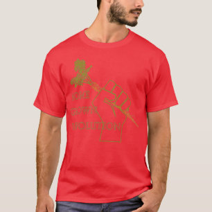 Camiseta A revolução doméstica é uma força de solidariedade