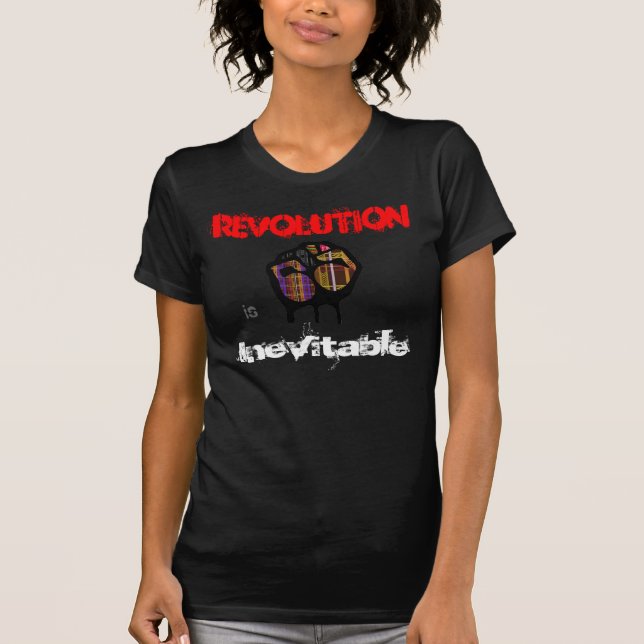 Camiseta A REVOLUÇÃO é inevitável (Frente)