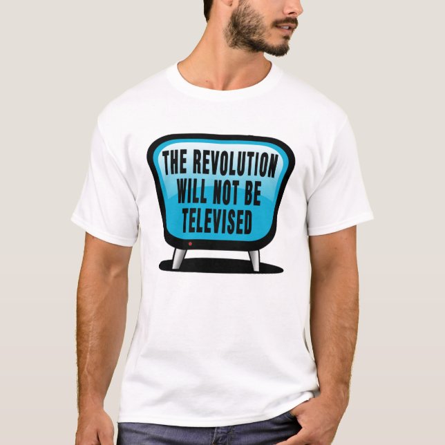 Camiseta A revolução não televised (Frente)