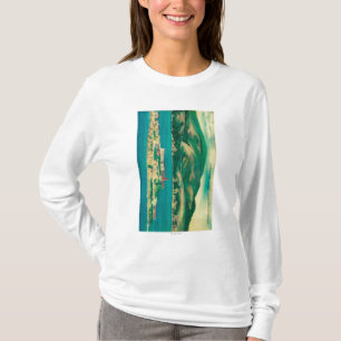 Camiseta A rocha, a ilha de Alcatraz e o San Francisco