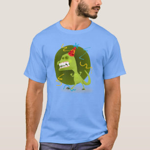 Camiseta A rocha de Dino - festa de aniversário do