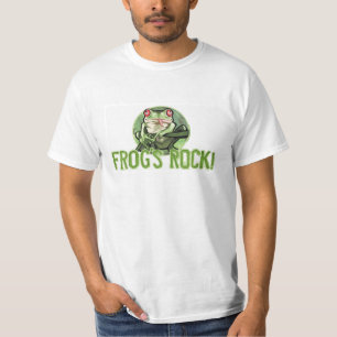 Camiseta A rocha do sapo! T-shirt do sapo de árvore
