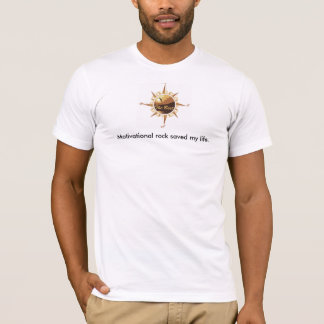 Camiseta "A rocha inspirador salvar T da minha vida"