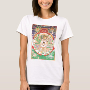 Camiseta A roda budista da vida
