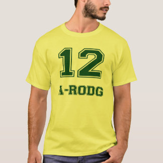 Camiseta A-Rodg #12 - Amarelo