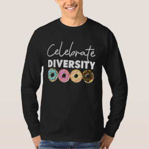 Camiseta A Rosquinha assar Celebra a Diversidade