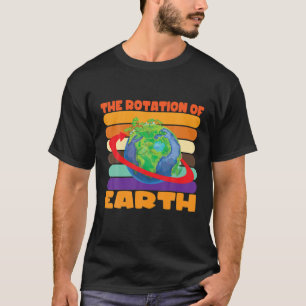 Camiseta A Rotação Do Planador De Conspiração Da Terra Plan