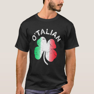 Camiseta A Rua italiana Patrick Shamrock Flag
