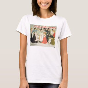 Camiseta "A rua", poster para a impressora Charles Verne
