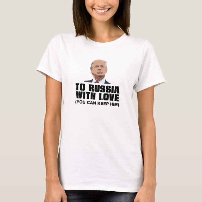 Camiseta À Rússia com amor (Frente)