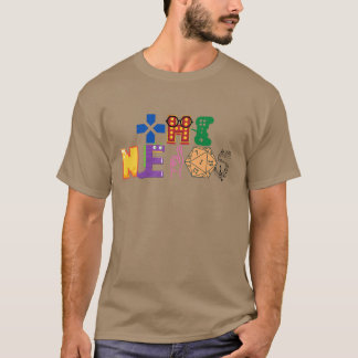 Camiseta A saia do logotipo dos Nerd