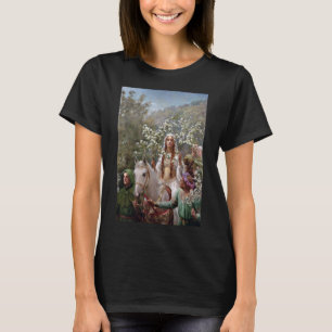Camiseta A saída de maio da rainha Guinevere (por John Coll