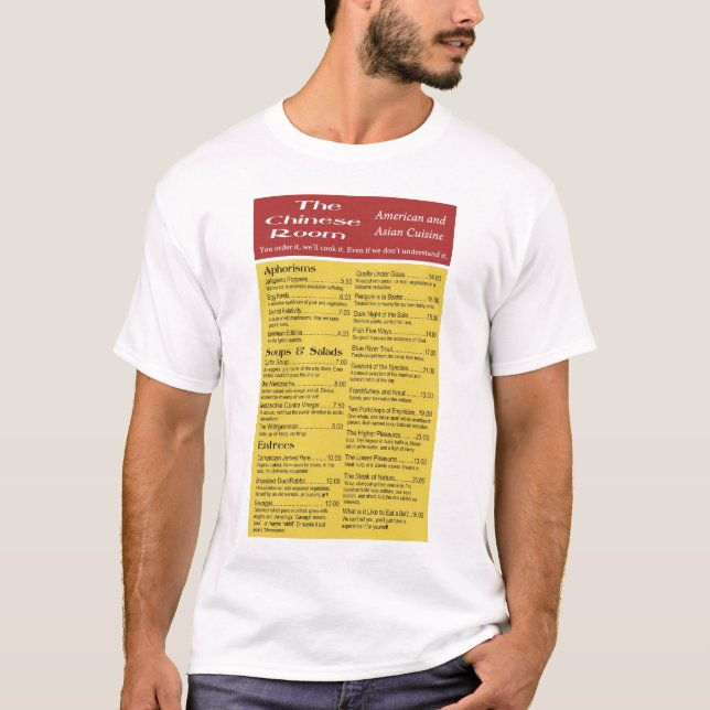 Camiseta A sala chinesa (Frente)