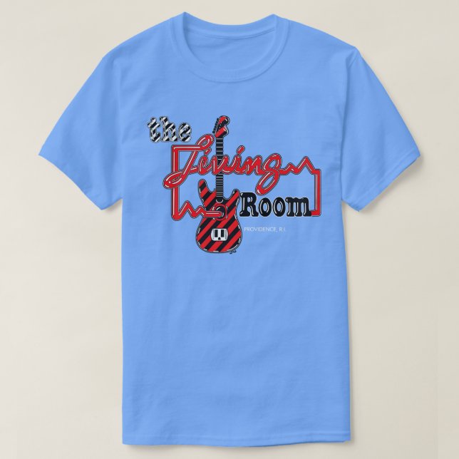 Camiseta A sala de estar providencia RI Dark (Frente do Design)