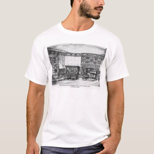 Camiseta A sala de jantar nos álamos (Frente)