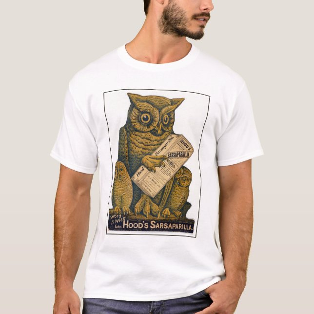 Camiseta A Sarsaparilla Restorative Tonic de Hood. (Frente)