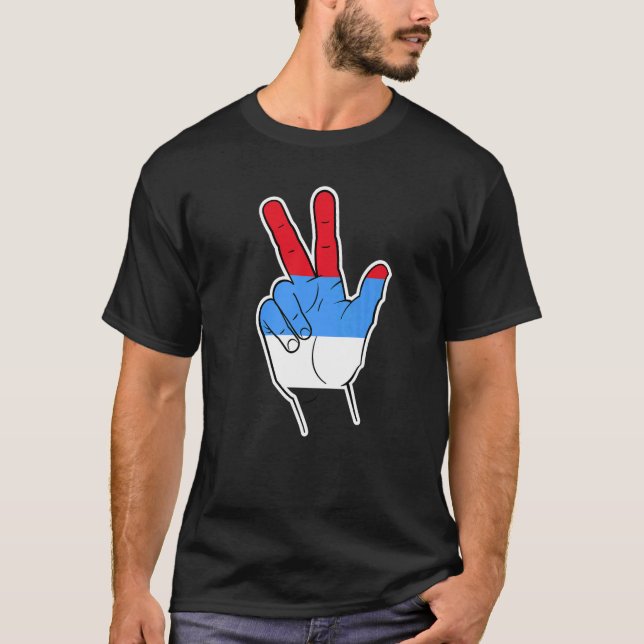 Camiseta A Saudação Sérvia (Frente)