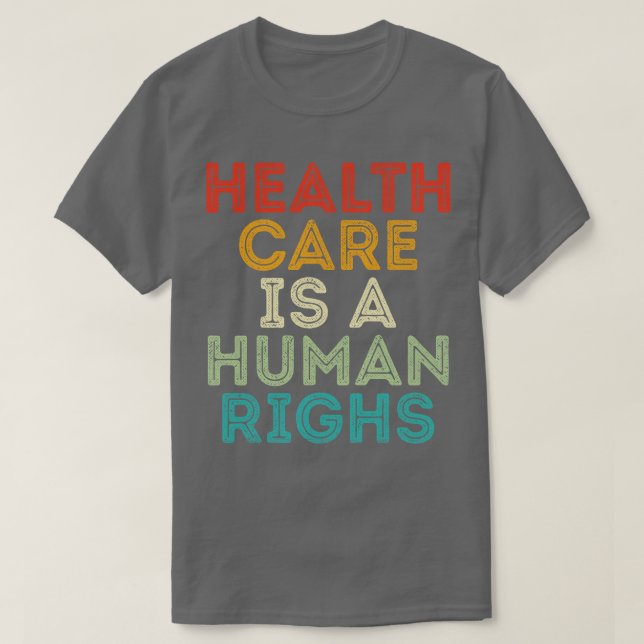 Camiseta A saúde é um direito humano (Frente do Design)