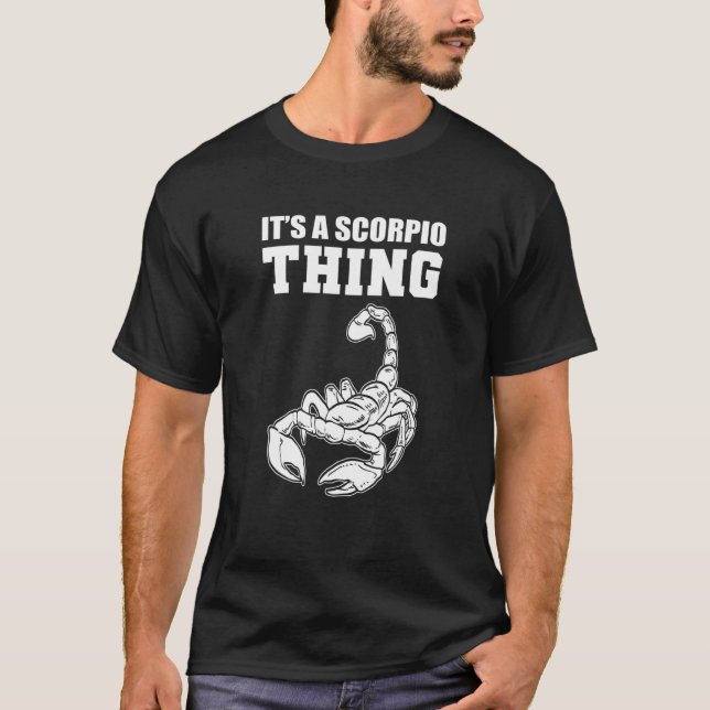 Camiseta A Scorpio Thing   Person (Frente)