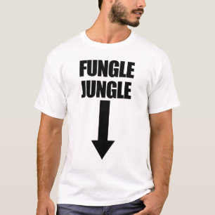 Camiseta A selva de Fungle Abaixo o Embaraçamento das Mulhe