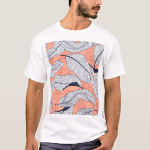 Camiseta A Selva Deixa Um Padrão Tropical Inabalável