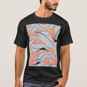 Camiseta A Selva Deixa Um Padrão Tropical Inabalável