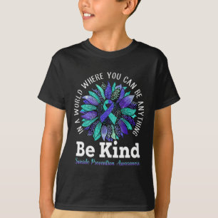 Camiseta A Semana Da Consciência Sobre A Prevenção Do Suicí