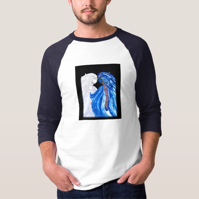 Camiseta A Senhora da Chama Azul (Frente)