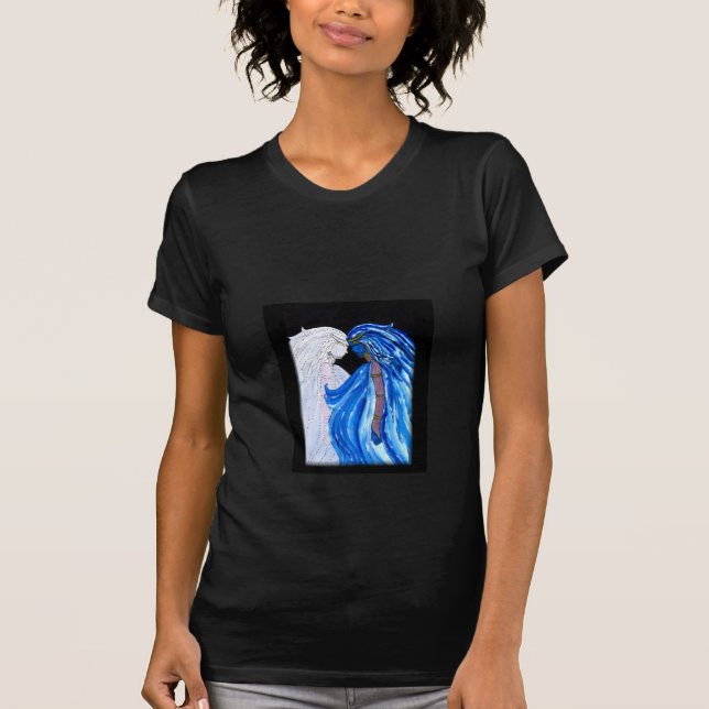 Camiseta A Senhora da Chama Azul (Frente)