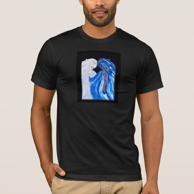 Camiseta A Senhora da Chama Azul (Frente)