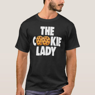 Camiseta A Senhora do Biscoito Assando Mulheres Biscoito d