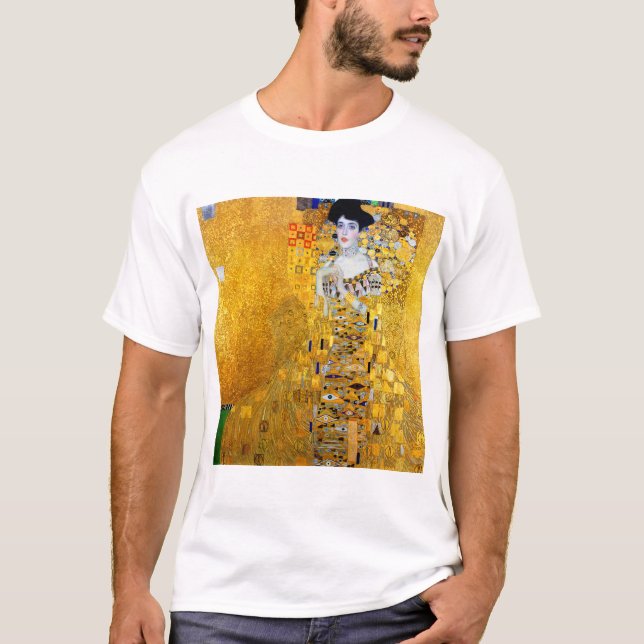 Camiseta A Senhora do Dourado, Gustav Klimt (Frente)