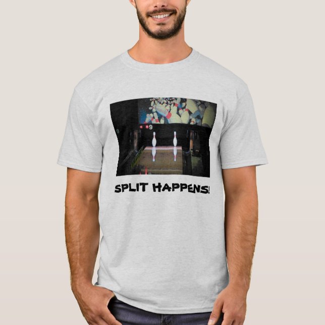 Camiseta A separação acontece na boliche (Frente)