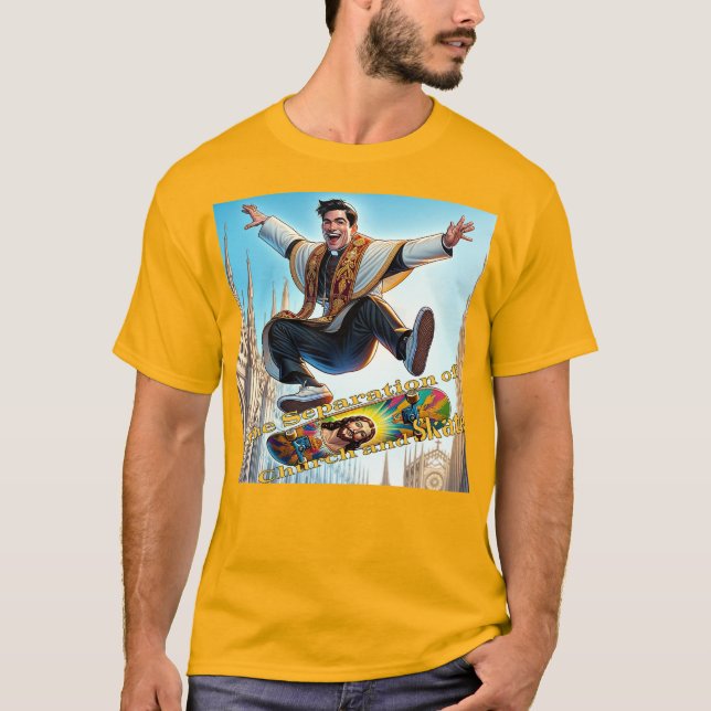 Camiseta A Separação da Igreja e do Skate (Frente)