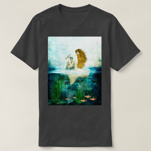 Camiseta A Sereia (Frente do Design)