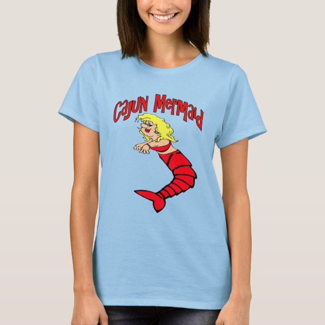 Camiseta A Sereia Cajun (Frente)