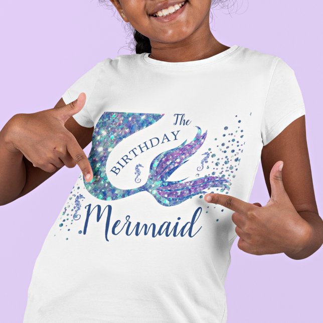 Camiseta A Sereia de Aniversário (Criador carregado)