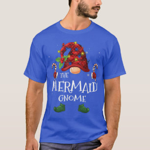 Camiseta A Sereia Gnomo Buffalo Xadrez Árvore de Natal Lig