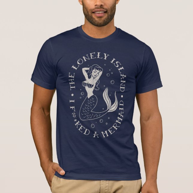 Camiseta A sereia só da ilha (Frente)