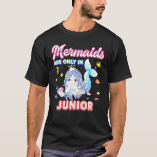 Camiseta A Sereia Só Está No Grau Secundário De Volta À Esc