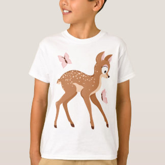 Camiseta A série da floresta fawns a menina dos cervos do