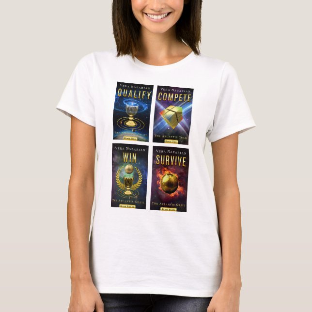 Camiseta A série do Grail de Atlantis - 4-Cover - t-shirt (Frente)