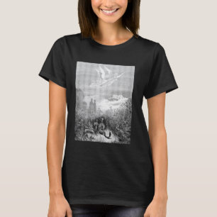 Camiseta A Serpente Gustave Dore Divine Comedy Dantes Purg