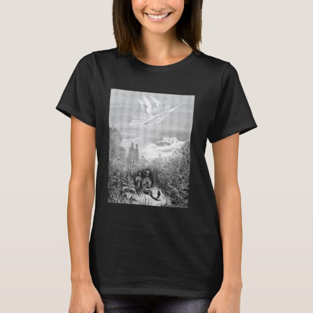 Camiseta A Serpente Gustave Dore Divine Comedy Dantes Purg (Frente)