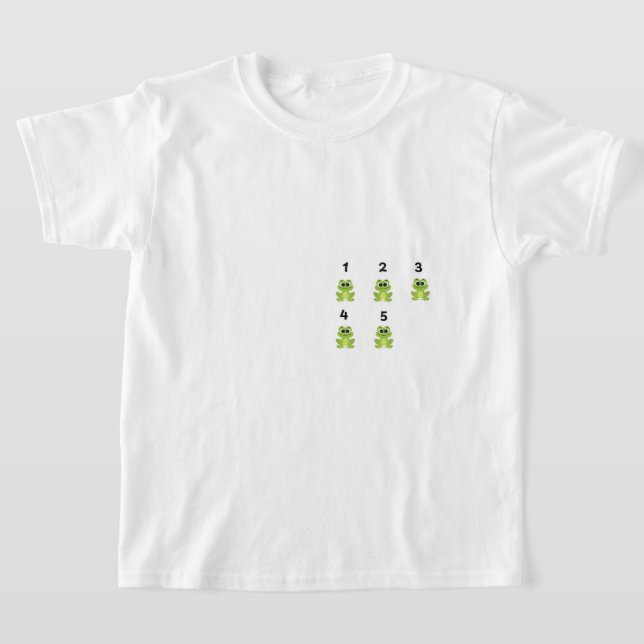 Camiseta A shirt designed for children to learn  (Postura )
