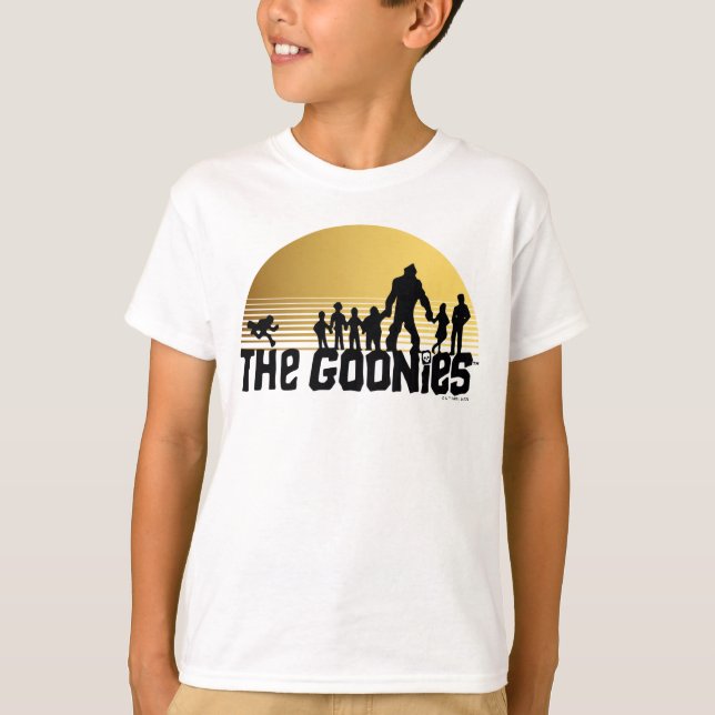 Camiseta A Silhueta Sunset das Goonies (Frente)