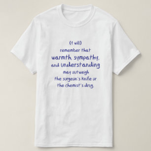 Camiseta A simpatia & a compreensão aumentam a faca do