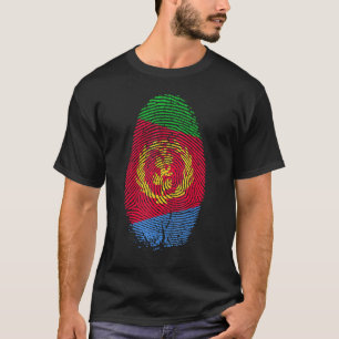 Camiseta A Sinalizador Eritreia Está No Meu Adn Para O Erit